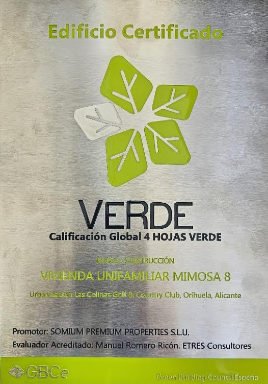 Certificación VERDE del Green Building Council España